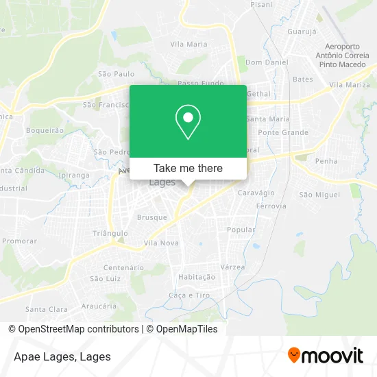Apae Lages map