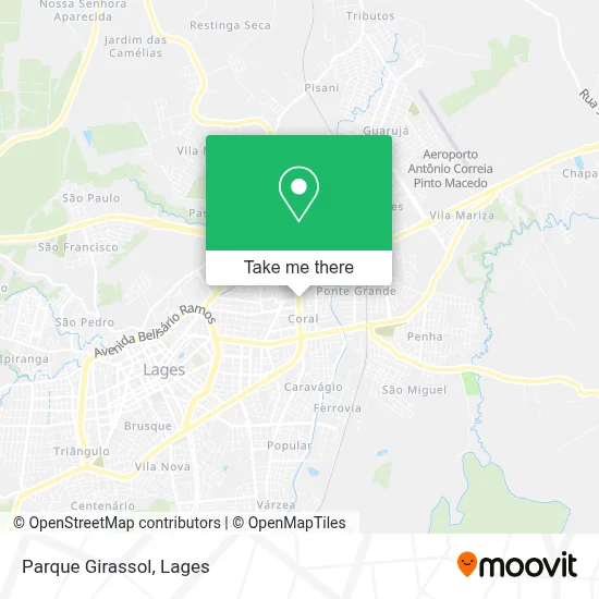 Parque Girassol map