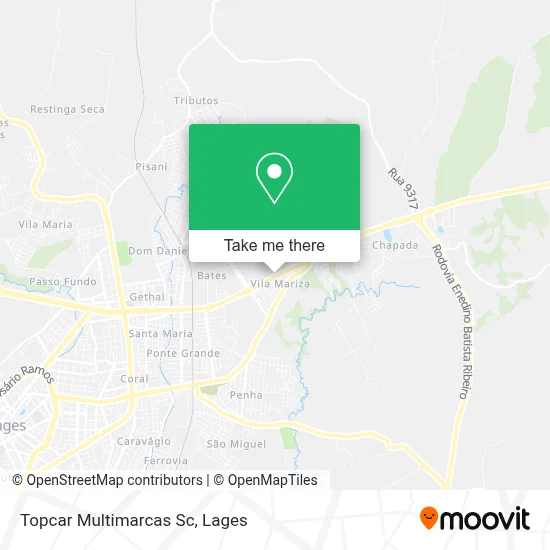 Topcar Multimarcas Sc map