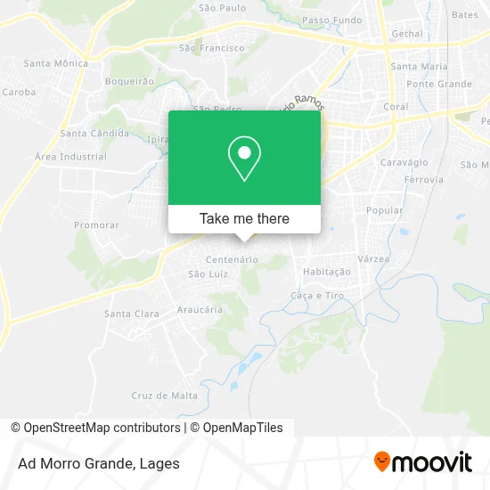 Ad Morro Grande map