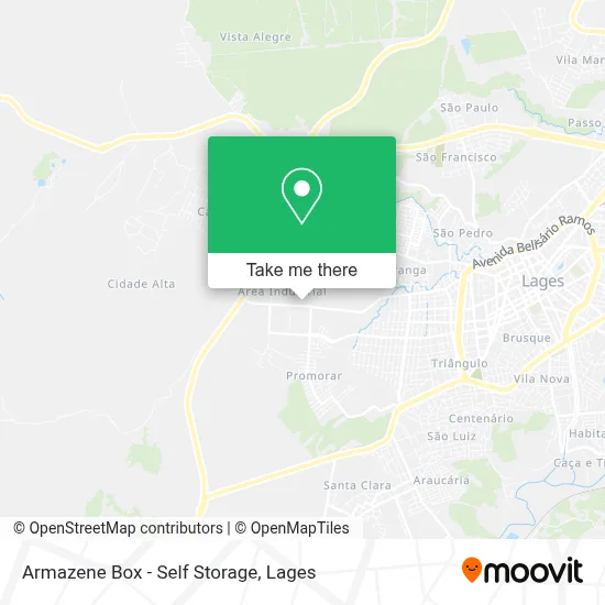 Armazene Box - Self Storage map