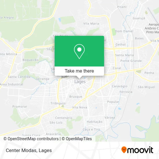 Center Modas map