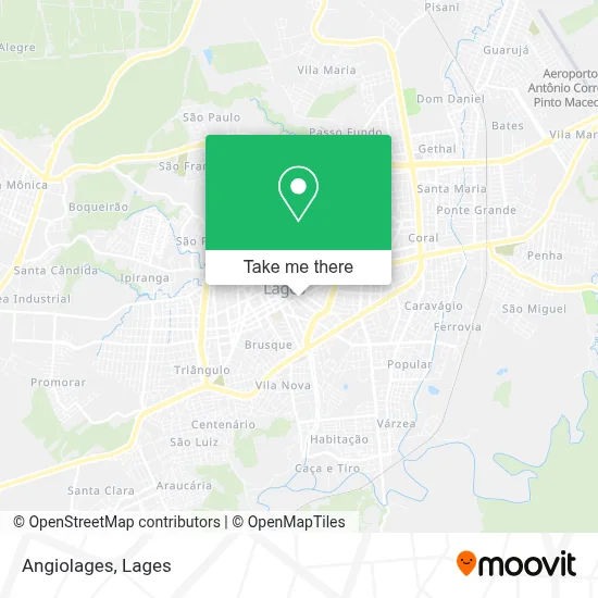 Angiolages map
