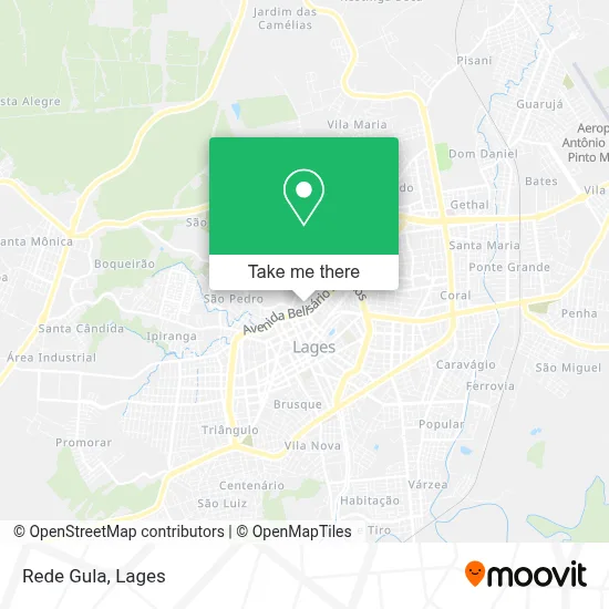 Rede Gula map