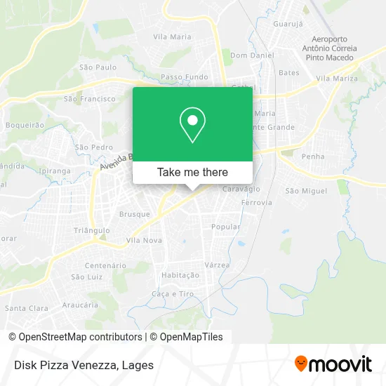 Disk Pizza Venezza map
