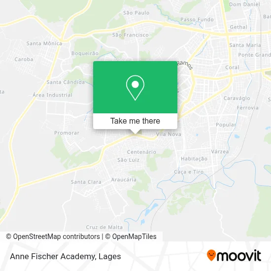 Anne Fischer Academy map