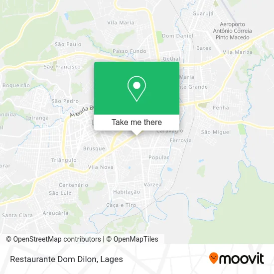 Restaurante Dom Dilon map