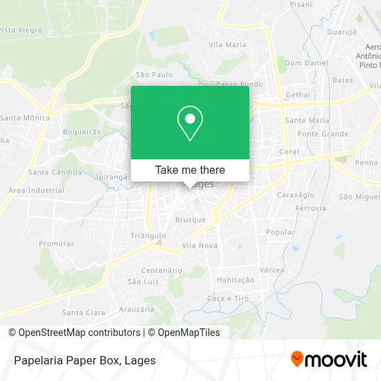 Papelaria Paper Box map
