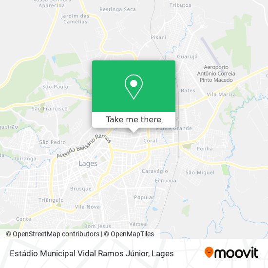 Estádio Municipal Vidal Ramos Júnior map
