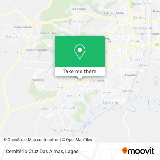 Cemitério Cruz Das Almas map