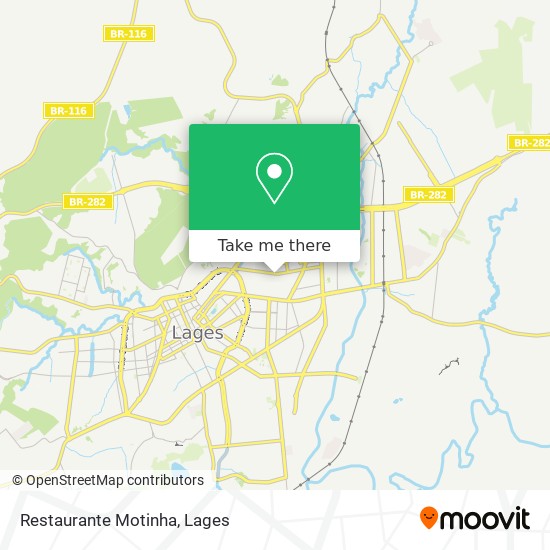 Restaurante Motinha map