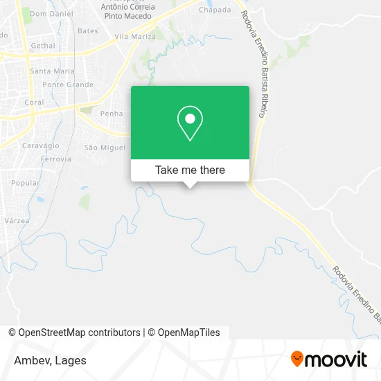 Ambev map