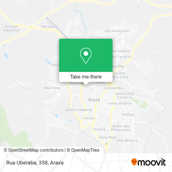 Rua Uberaba, 358 map