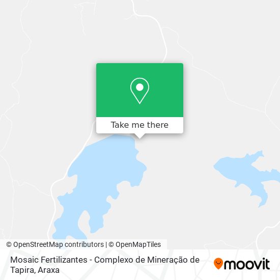 Mosaic Fertilizantes - Complexo de Mineração de Tapira map