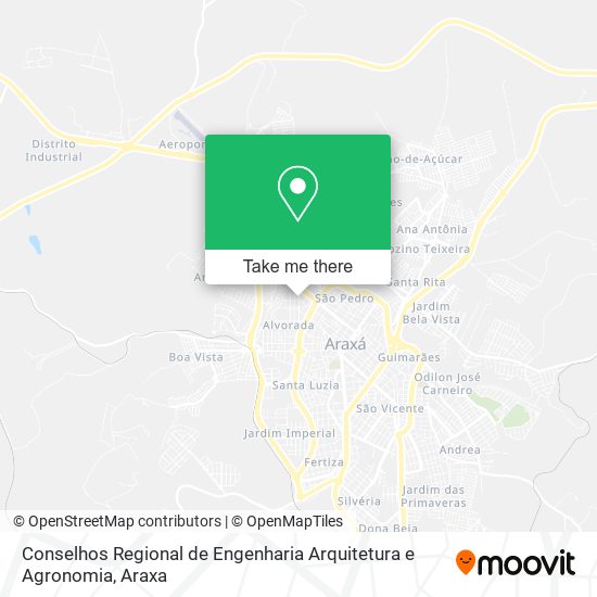 Conselhos Regional de Engenharia Arquitetura e Agronomia map