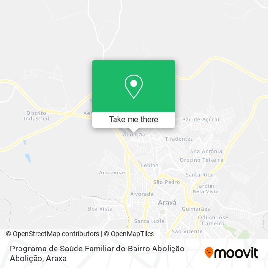 Programa de Saúde Familiar do Bairro Abolição - Abolição map