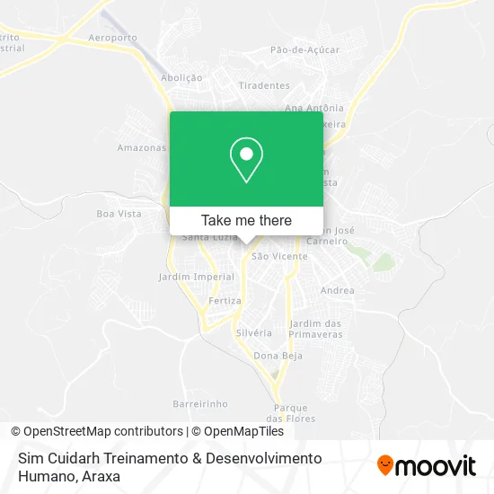Sim Cuidarh Treinamento & Desenvolvimento Humano map