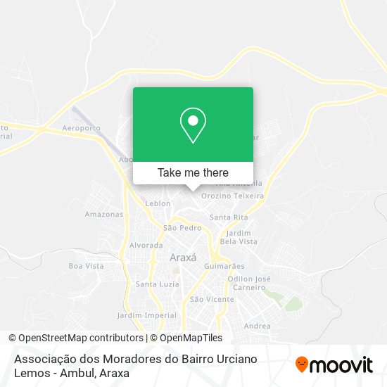 Associação dos Moradores do Bairro Urciano Lemos - Ambul map
