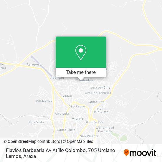 Flavio's Barbearia Av Atílio Colombo. 705 Urciano Lemos map