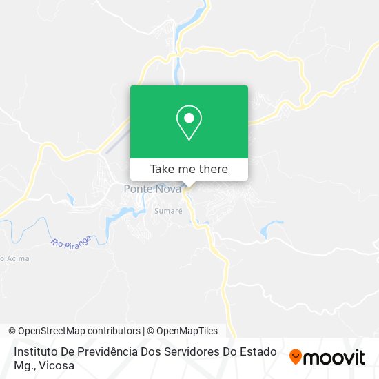 Instituto De Previdência Dos Servidores Do Estado Mg. map