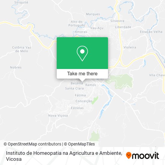 Instituto de Homeopatia na Agricultura e Ambiente map