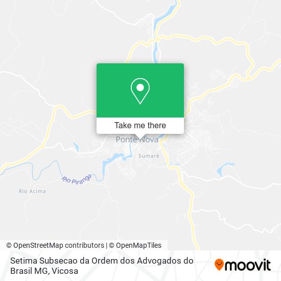 Setima Subsecao da Ordem dos Advogados do Brasil MG map