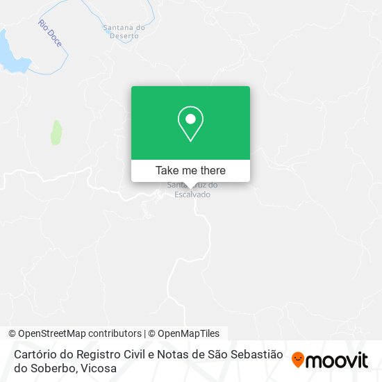 Cartório do Registro Civil e Notas de São Sebastião do Soberbo map