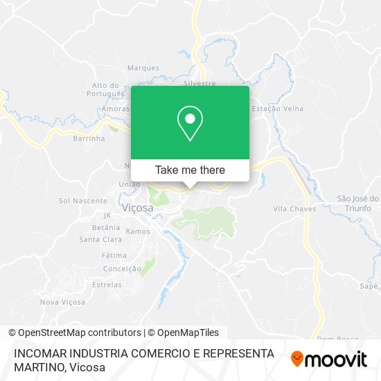 INCOMAR INDUSTRIA COMERCIO E REPRESENTA MARTINO map