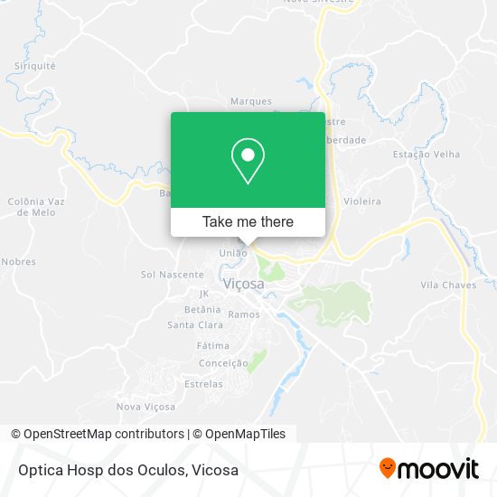 Optica Hosp dos Oculos map