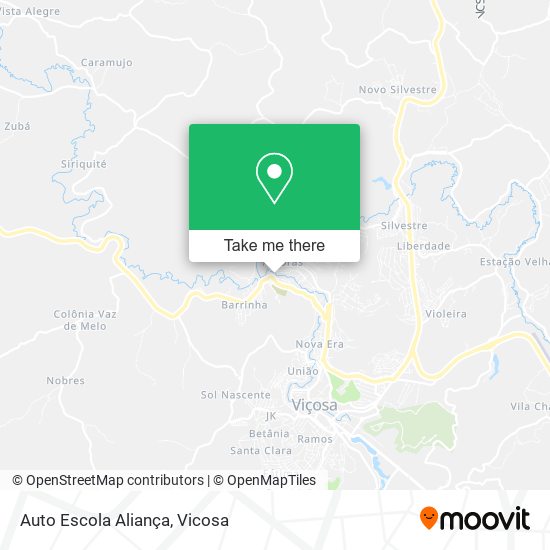 Auto Escola Aliança map