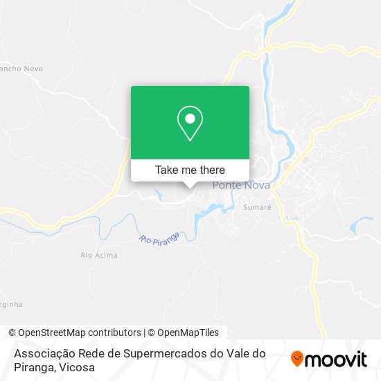 Associação Rede de Supermercados do Vale do Piranga map