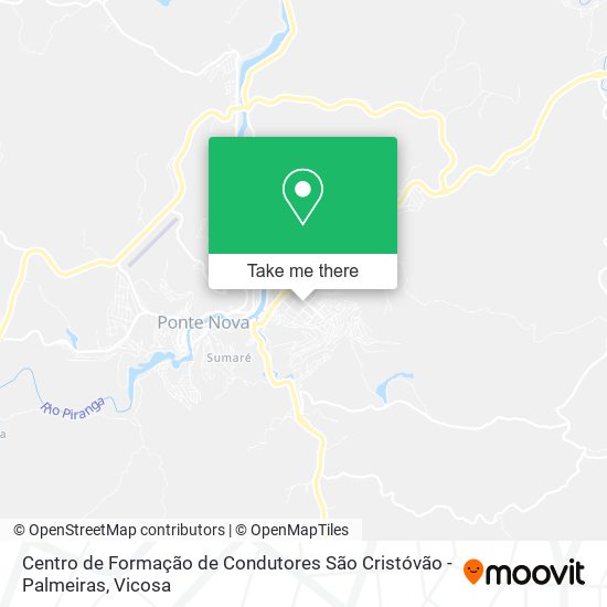 Centro de Formação de Condutores São Cristóvão - Palmeiras map