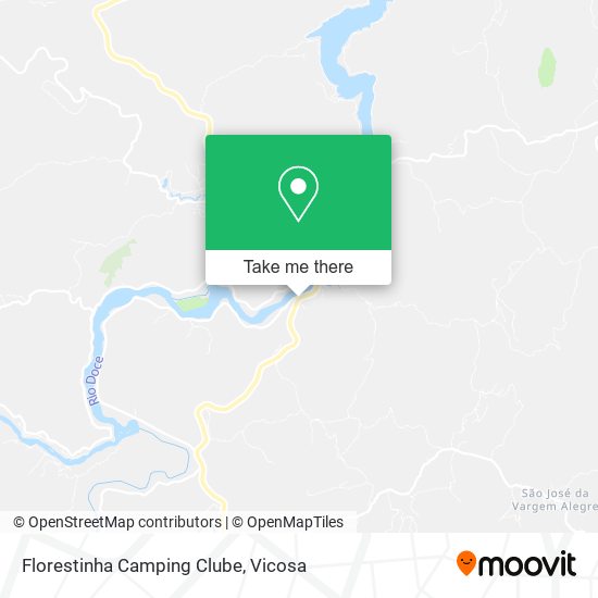 Florestinha Camping Clube map