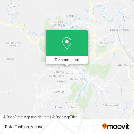 Rota Moda map