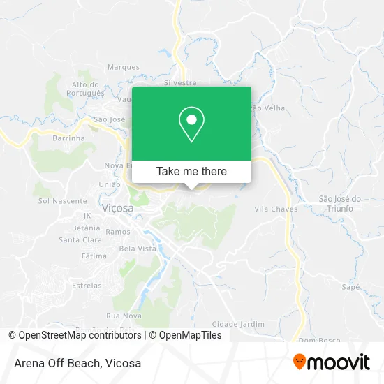 Arena Off Beach map