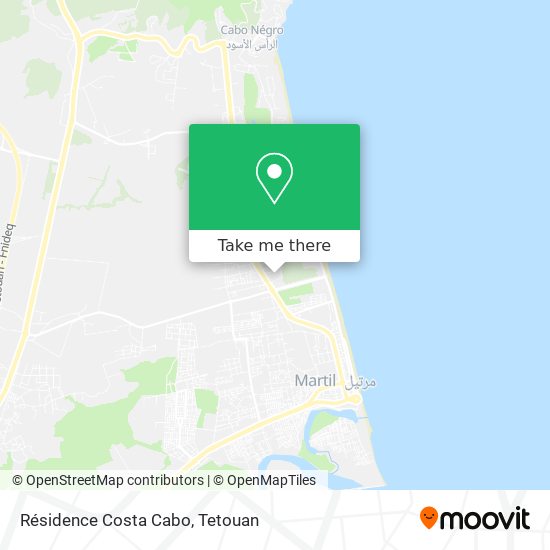 Résidence Costa Cabo map