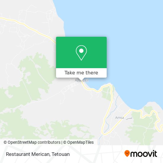 Restaurant Merican map