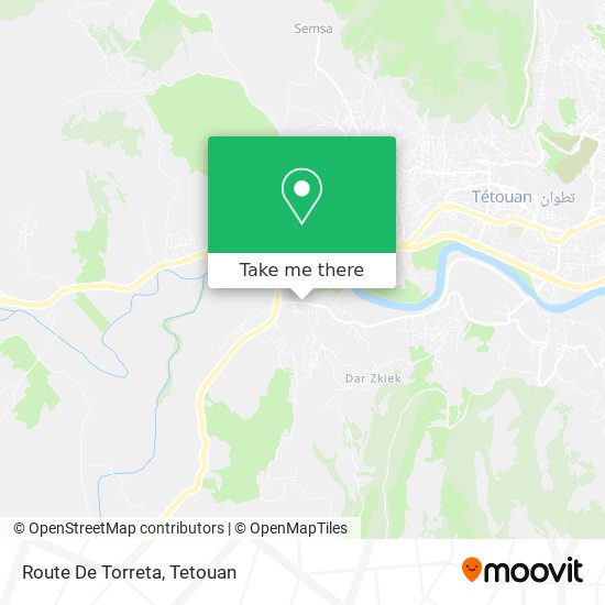 Route De Torreta plan