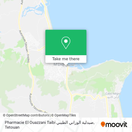 Pharmacie El Ouazzani Taibi صيدلية الوزاني الطيبي map
