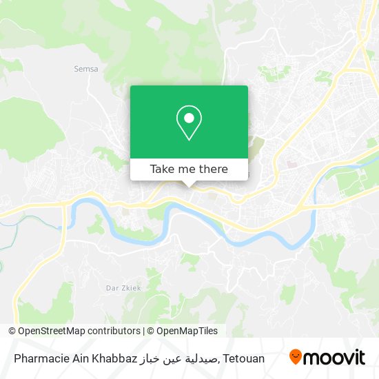 Pharmacie Ain Khabbaz صيدلية عين خباز map