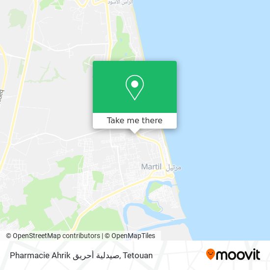 Pharmacie Ahrik صيدلية أحريق map