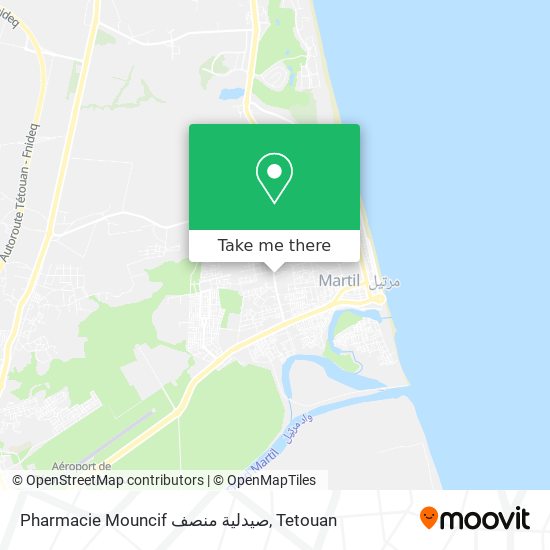 Pharmacie Mouncif صيدلية منصف map