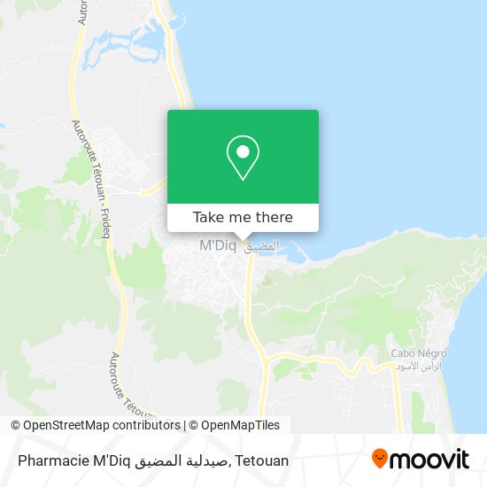 Pharmacie M'Diq صيدلية المضيق map