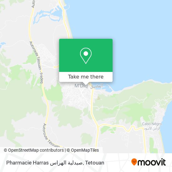 Pharmacie Harras صيدلية الهراس map