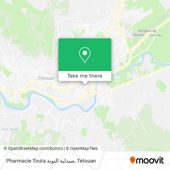 Pharmacie Touta صيدلية التوتة map