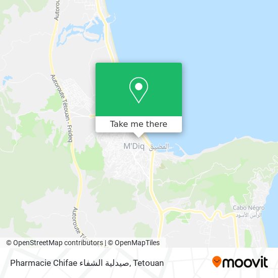 Pharmacie Chifae صيدلية الشفاء map