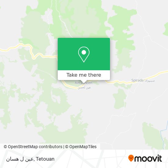 عين ل هسان map