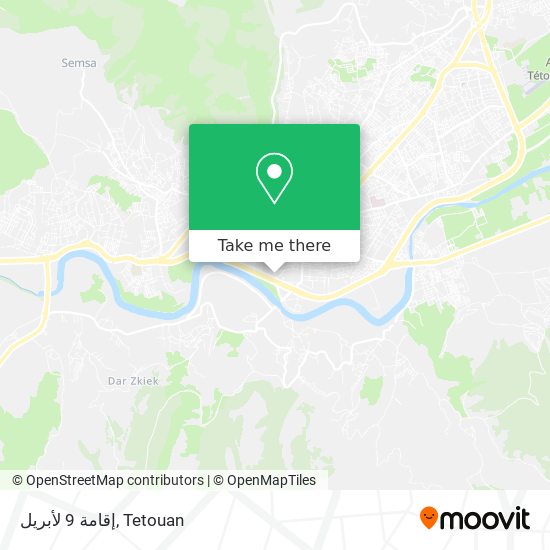 إقامة 9 لأبريل map