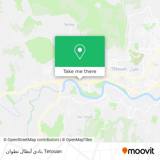 نادي أبطال تطوان map