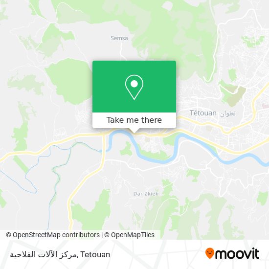 مركز الآلات الفلاحية map